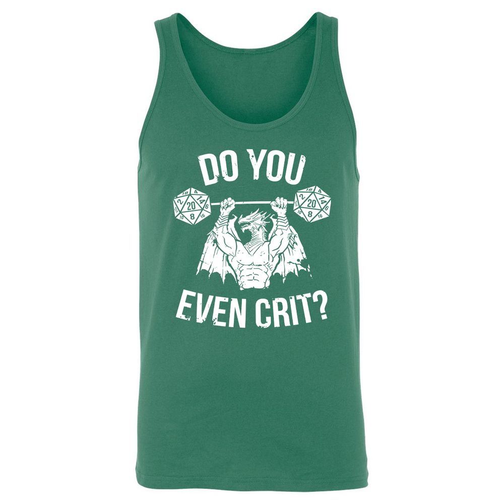 Do You Even Crit Unisex Jersey Tank - Kelly - 9