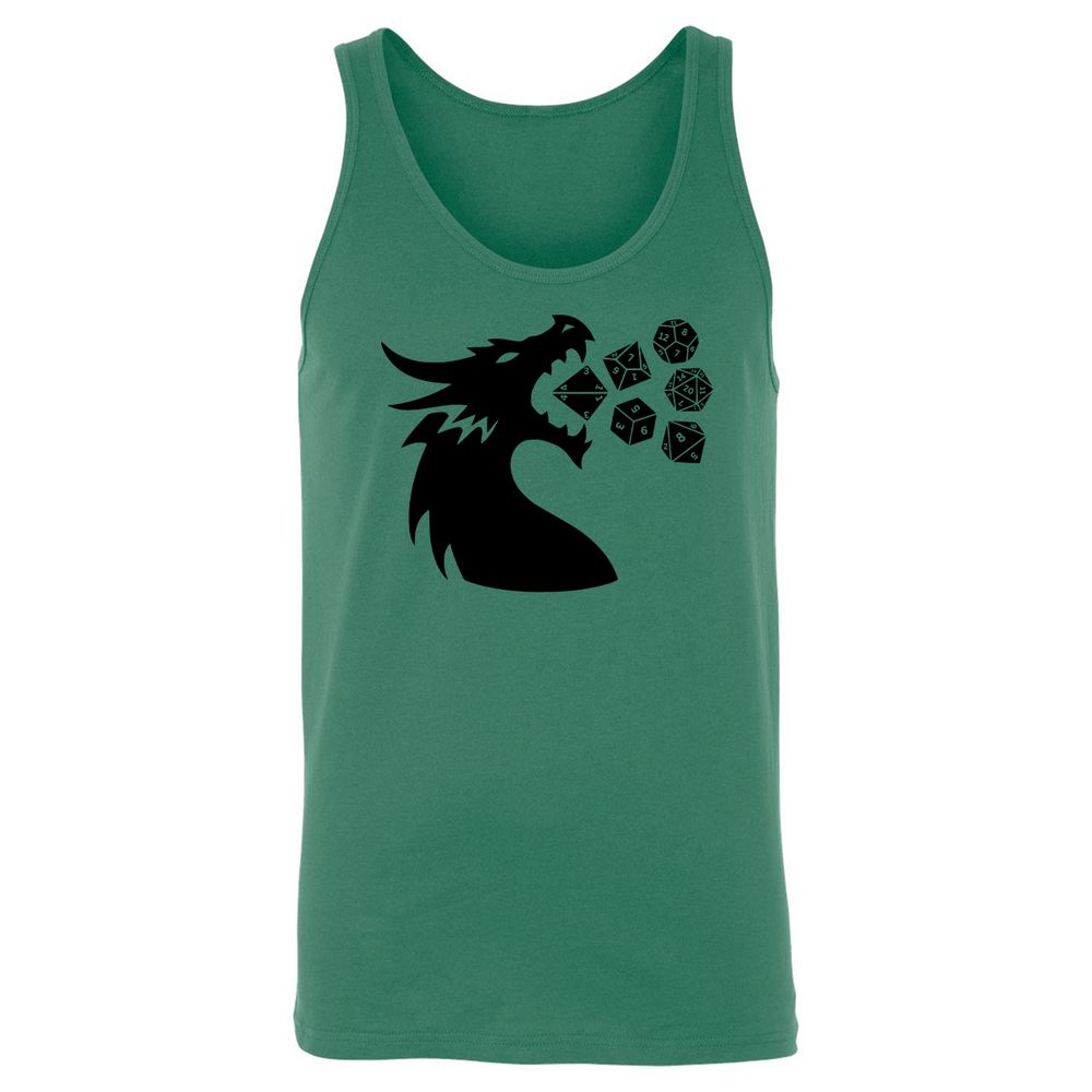 Pac And Dragon Unisex Jersey Tank - Kelly - 9