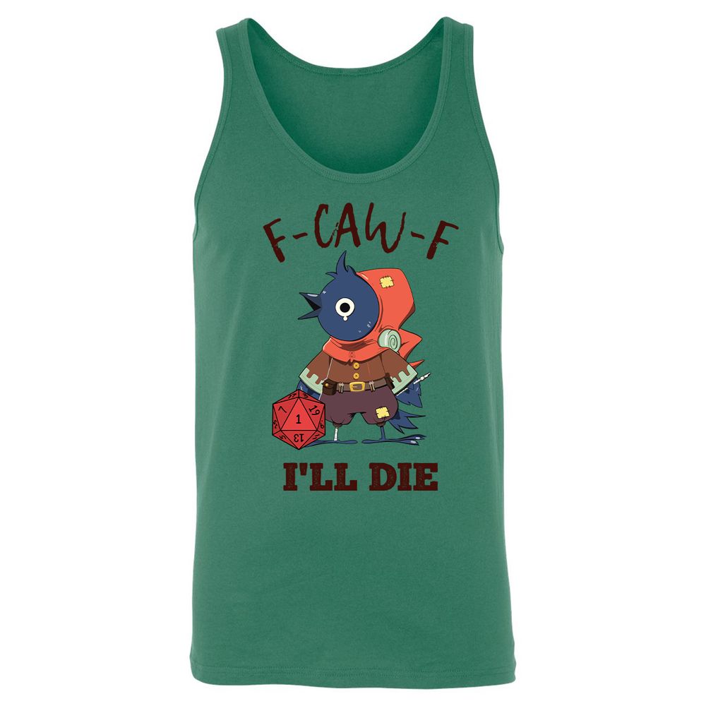 Unisex Jersey Tank - White - Kelly - 9