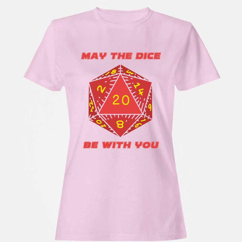 May the Dice Be With You - Light Pink - 9