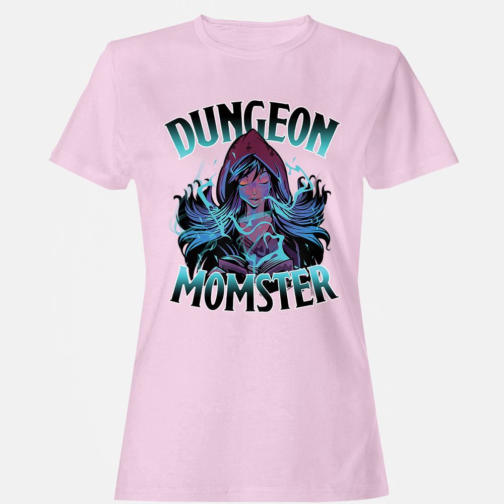Dungeon Momster Women's T-Shirt - Light Pink - 9