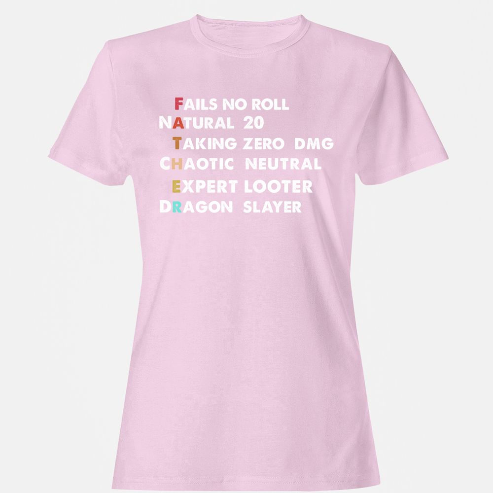 Father D&D Women's T-Shirt - Light Pink - 9