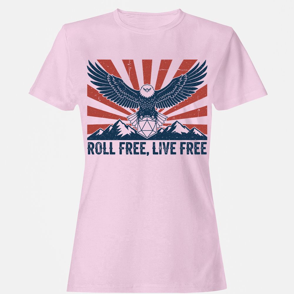 Roll Free, Live Free - Light Pink - 9