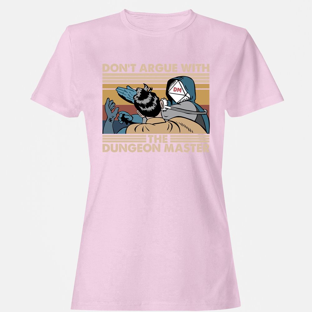 Don't Argue With The DM Women's T-Shirt - Light Pink - 9