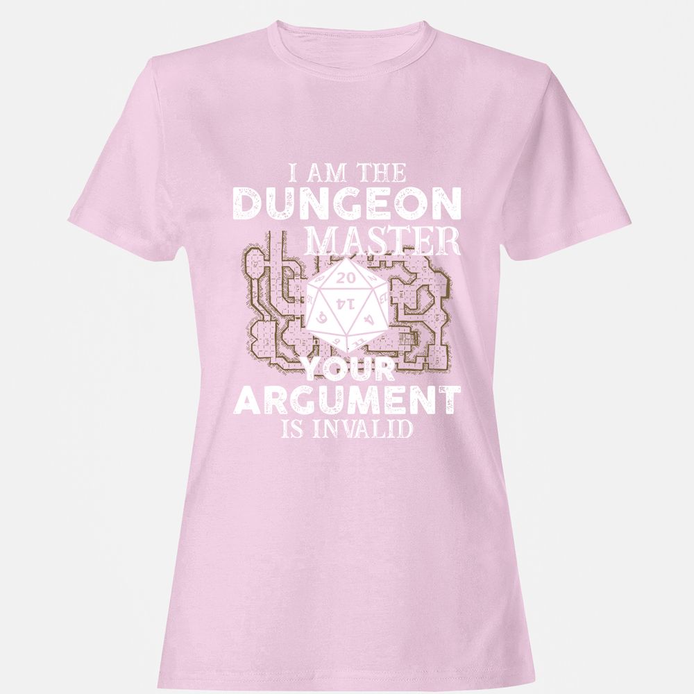 I Am the Dungeon Master – Your Argument Is Invalid - Light Pink - 9