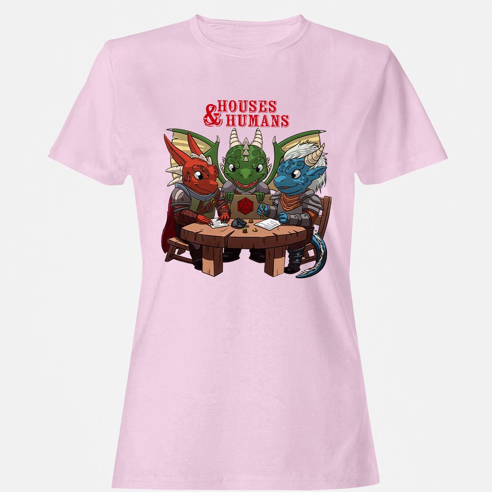 Houses & Humans Women's T-Shirt - Light Pink - 9