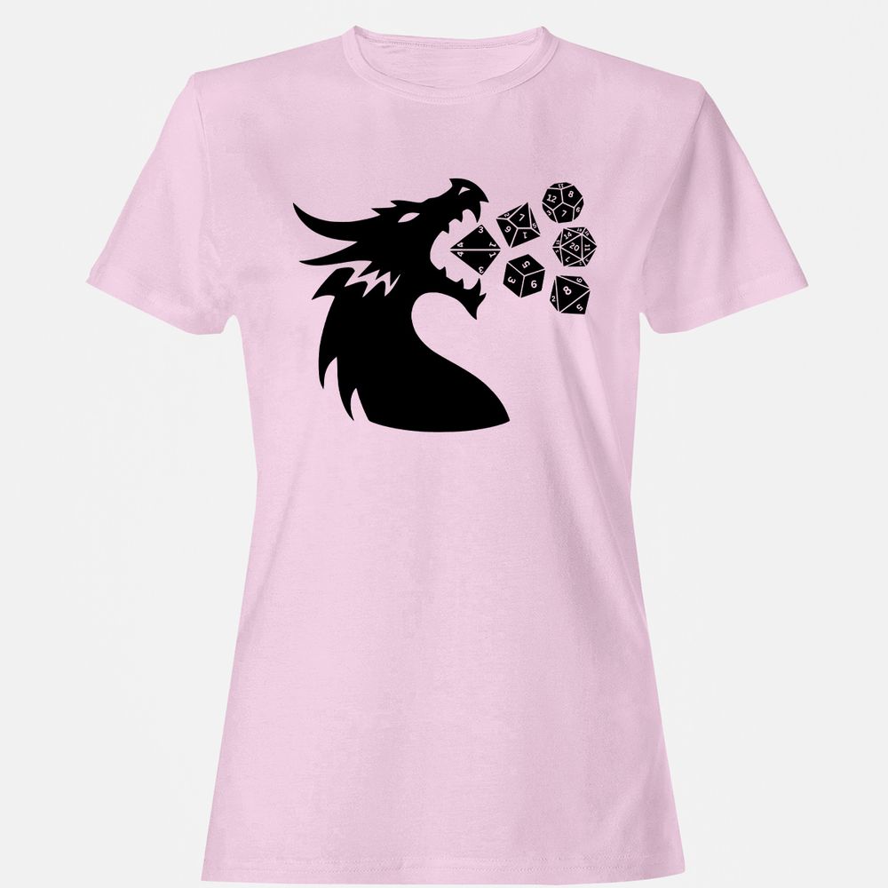Pac And Dragon Women's T-Shirt - Light Pink - 9