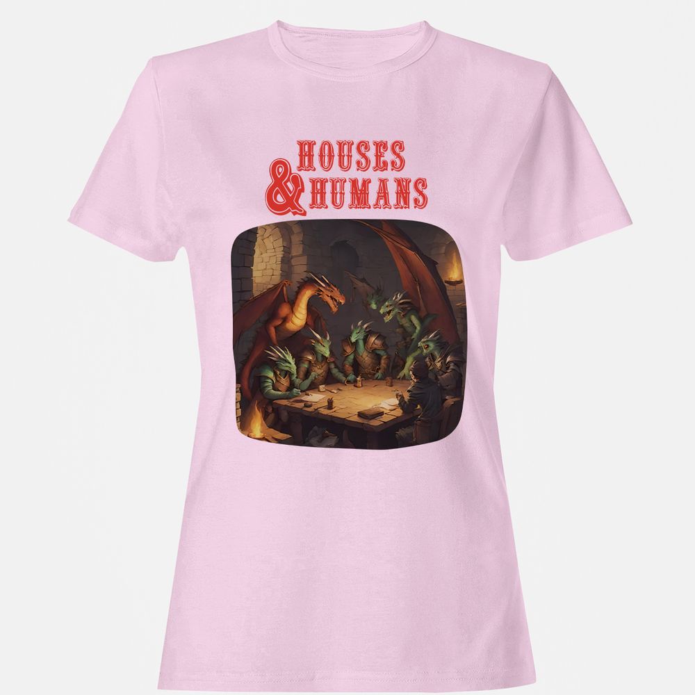 Houses And Humans Women's T-Shirt - Light Pink - 9