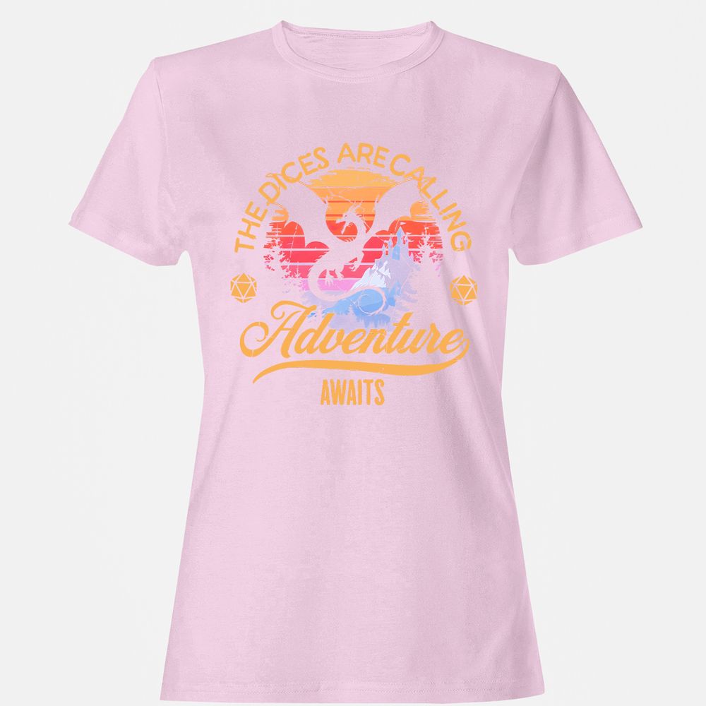 The Dices Are Calling Women's T-Shirt - Light Pink - 9