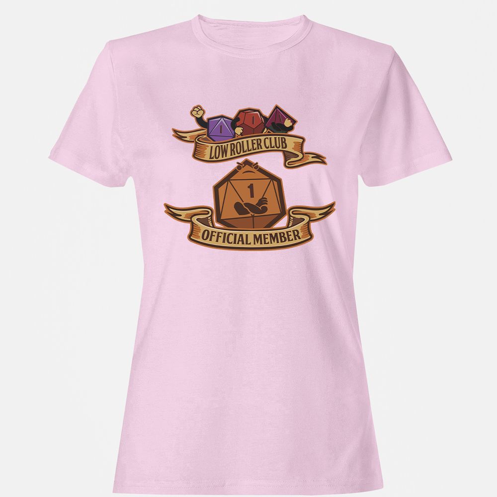 Low Roller Club Women's T-Shirt - Light Pink - 9