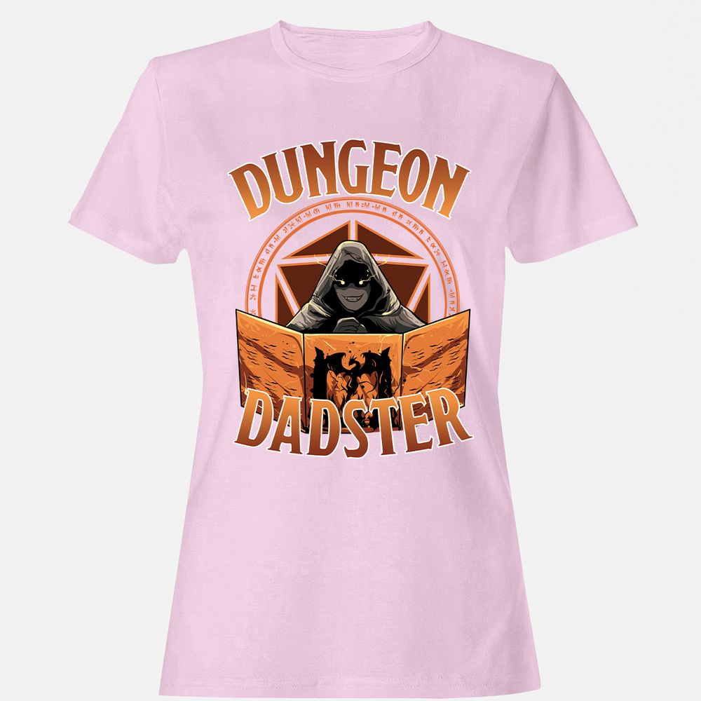 Dungeon Dadster Women's T-Shirt - Light Pink - 9