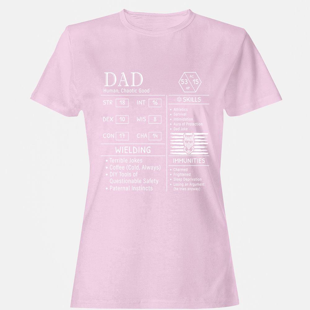 Dad Stats New - Light Pink - 9