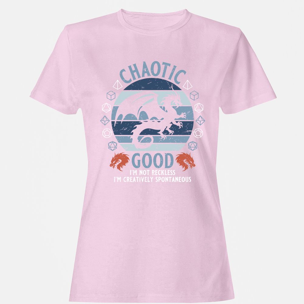 Chaotic Good 2 Women's T-Shirt - Light Pink - 9