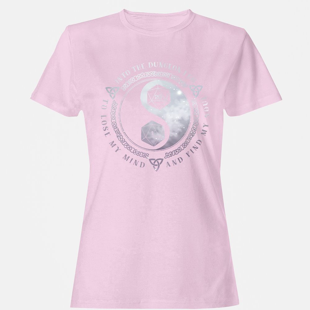 Into The Dungeon I Go Women's T-Shirt - Light Pink - 9