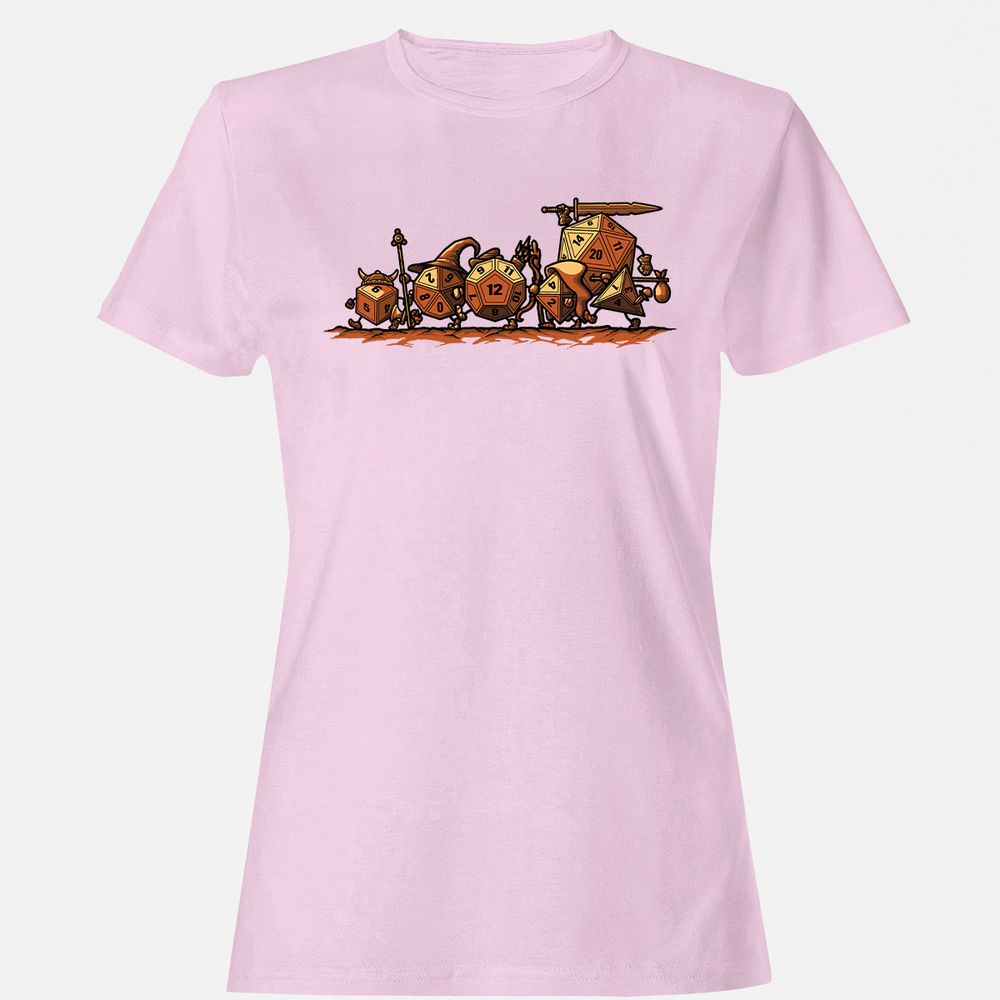 Fellowship Of The Dices Women's T-Shirt - Light Pink - 9