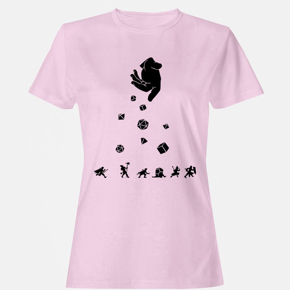 Rocks Fall, Everyone Dice Women's T-Shirt - Light Pink - 9