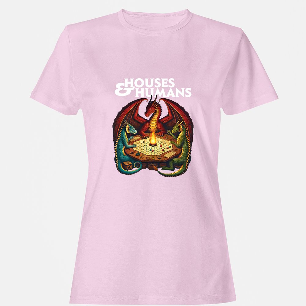 Houses & Humans Women's T-Shirt - Light Pink - 9