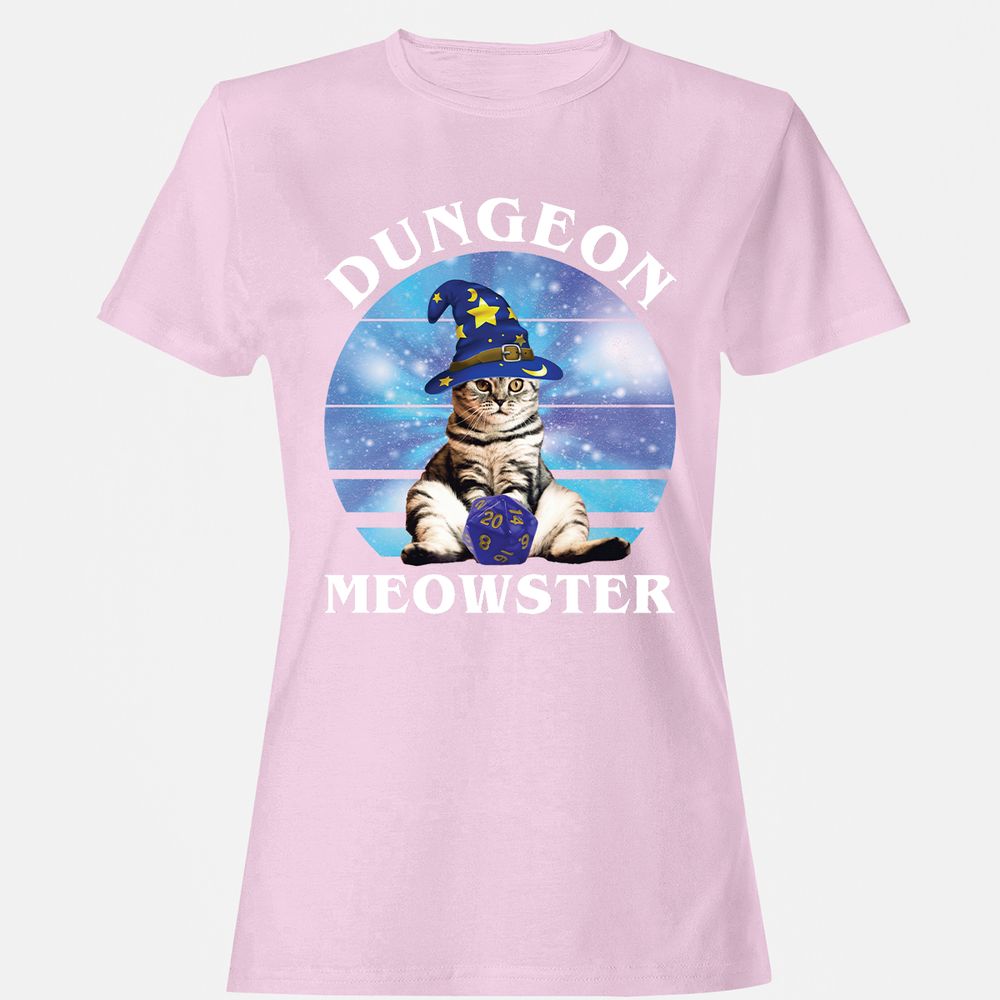 Dungeon Meowster Vintage Women's T-Shirt - Light Pink - 9