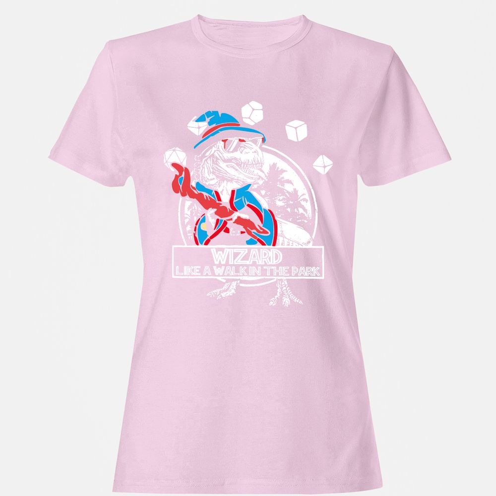 Wizard Like The Walk In The Park Women's T-Shirt - Light Pink - 9