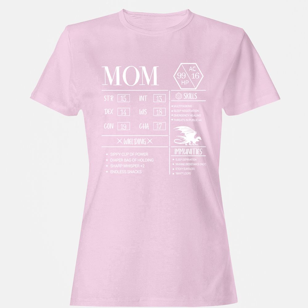 Mom New Women's T-Shirt - Light Pink - 9