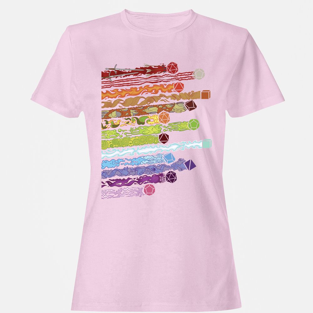 Damage Dices Women's T-Shirt - Light Pink - 9