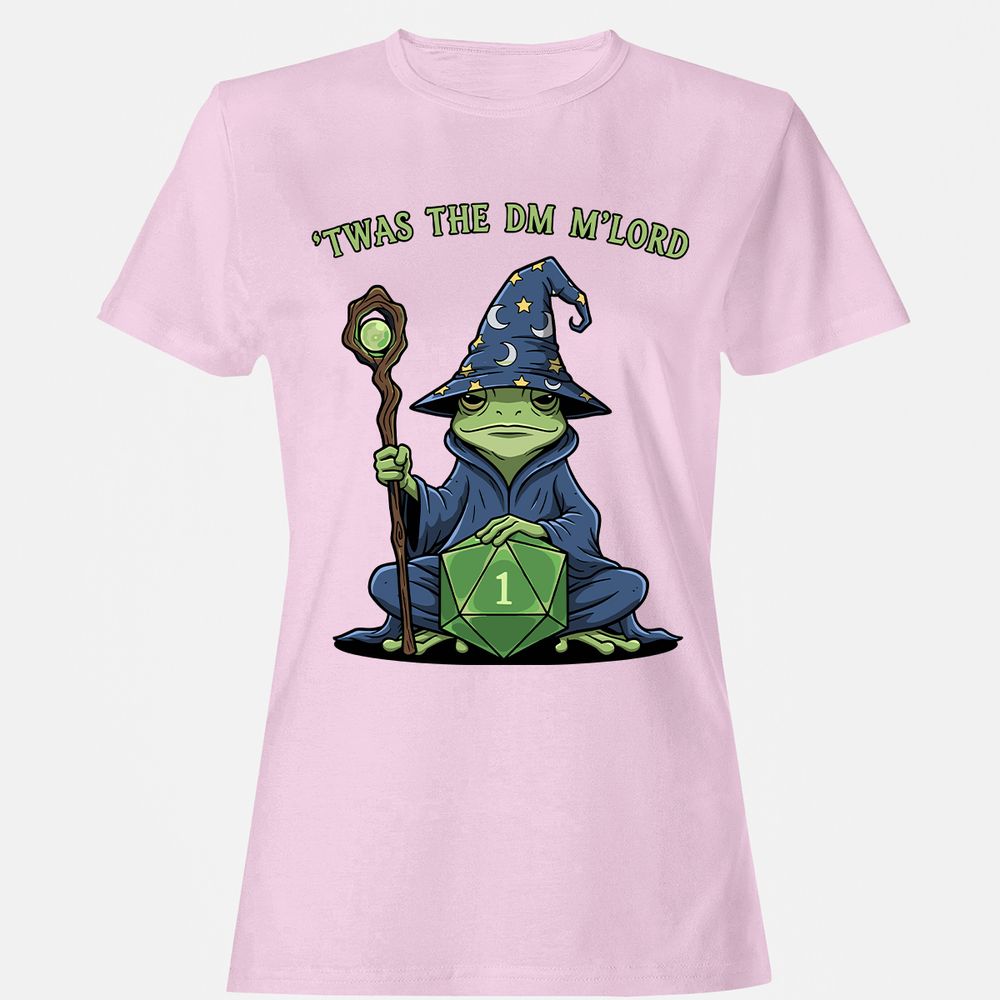 Twas the DM M’lord Women's T-Shirt - Light Pink - 9