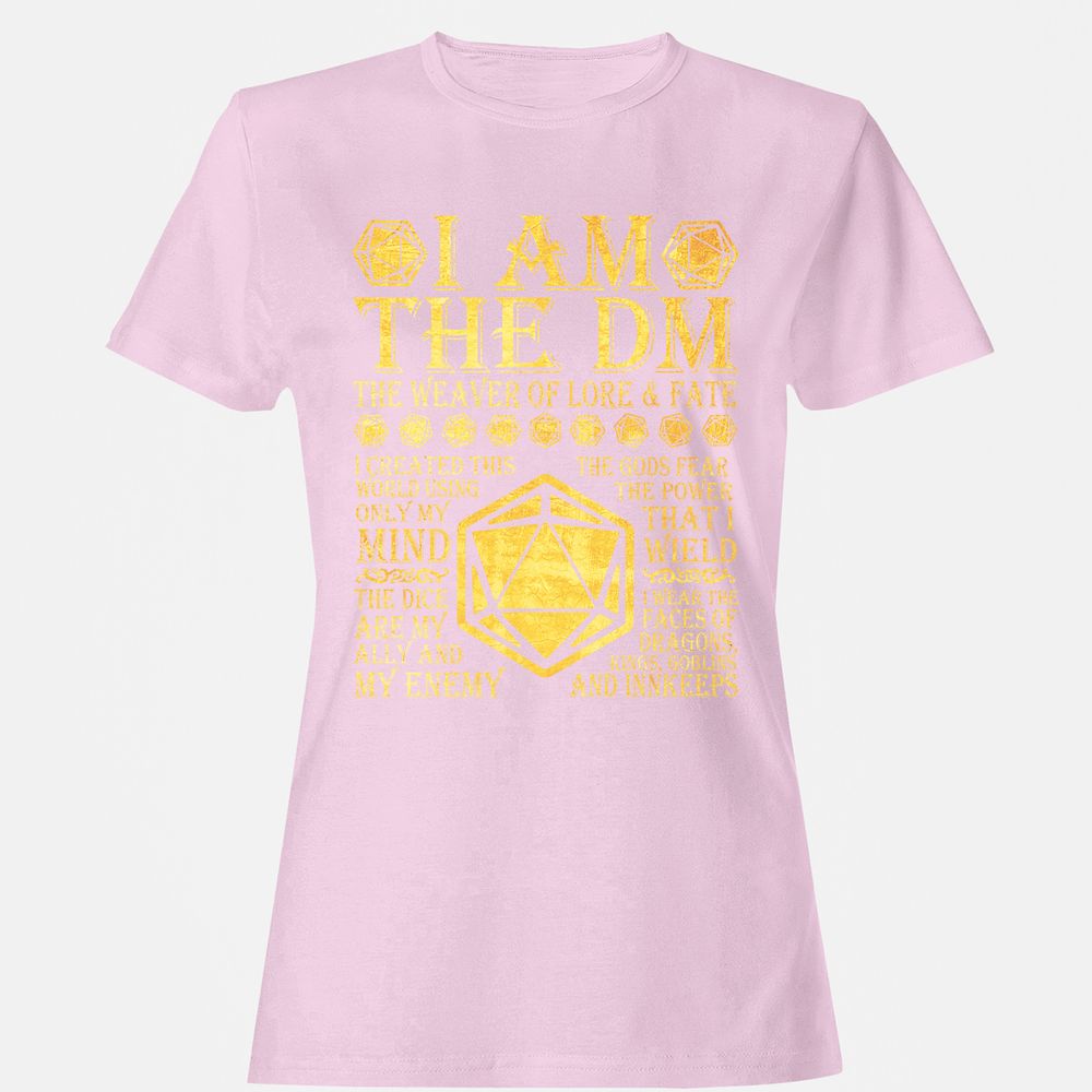 I Am The DM Women's T-Shirt - Light Pink - 9