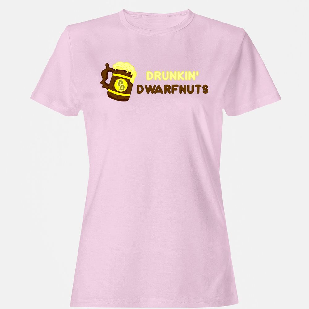Drunkin' Dwartnuts Women's T-Shirt - Light Pink - 9