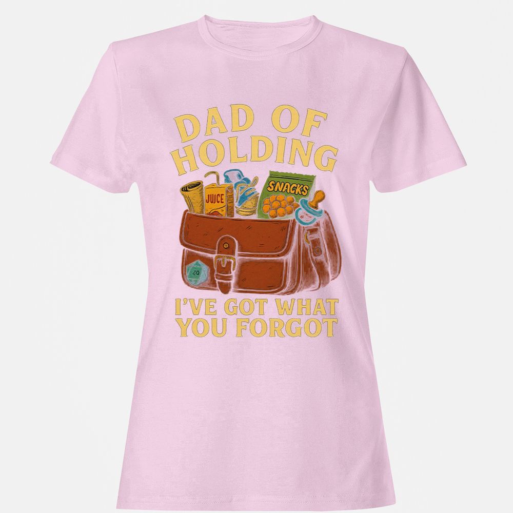 Dad Of Holding Women's T-Shirt - Light Pink - 9