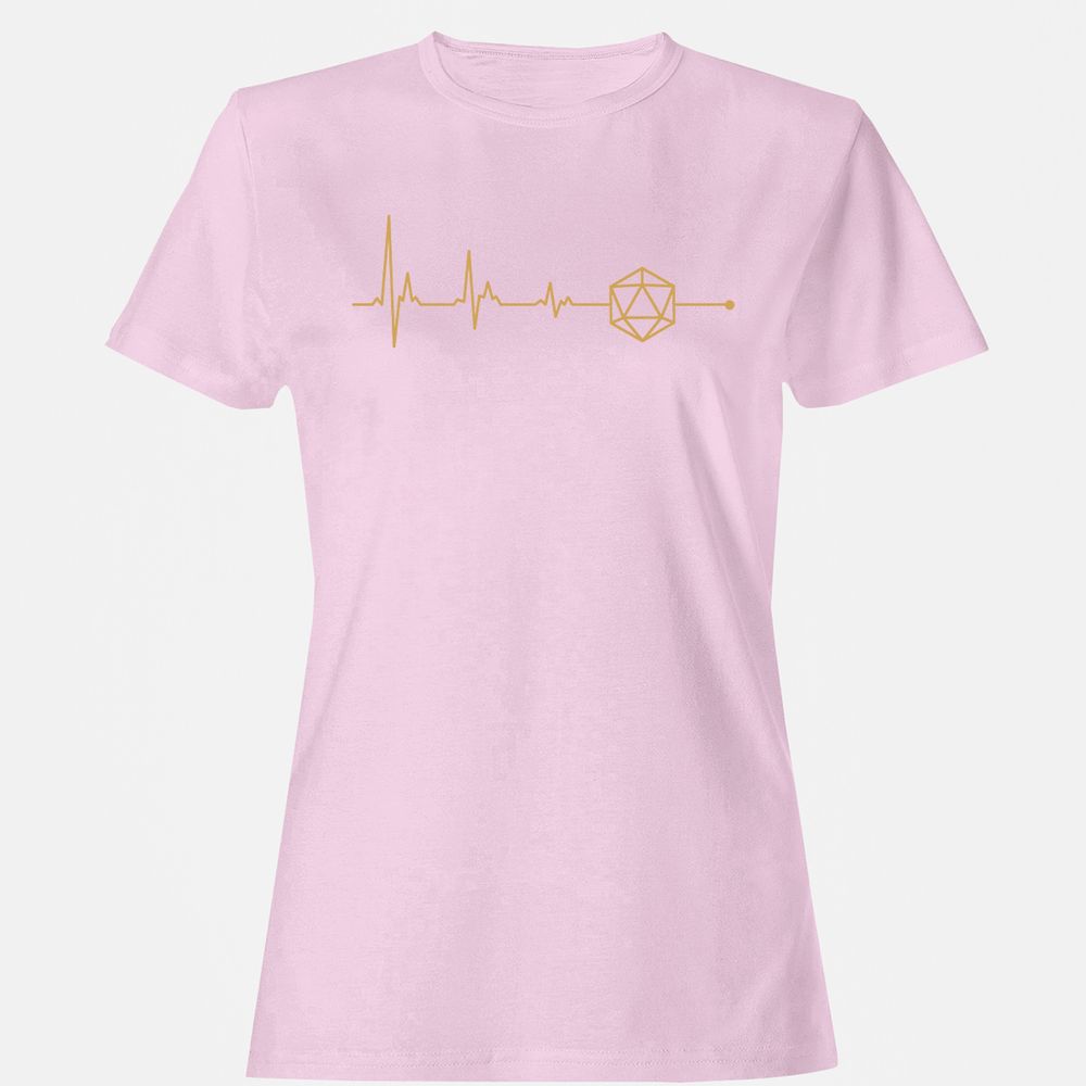 D20 Dice Is My Life Women's T-Shirt - Light Pink - 9