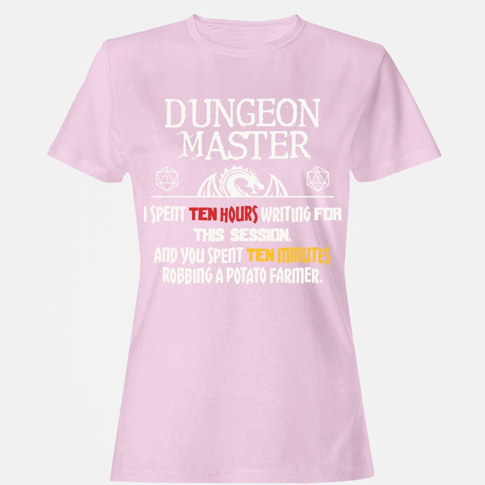 Dungeon Master Chaos Meme Women's T-Shirt - Light Pink - 9