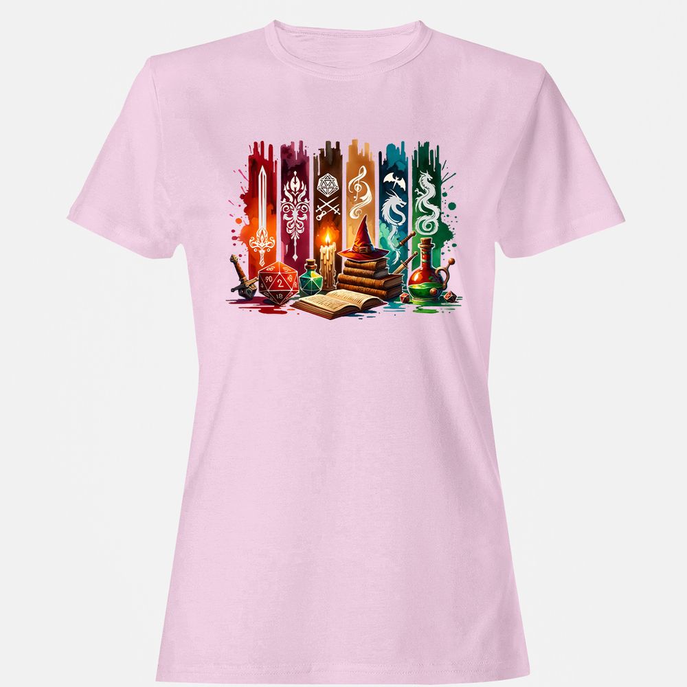 DnD Classes Women's T-Shirt - Light Pink - 9