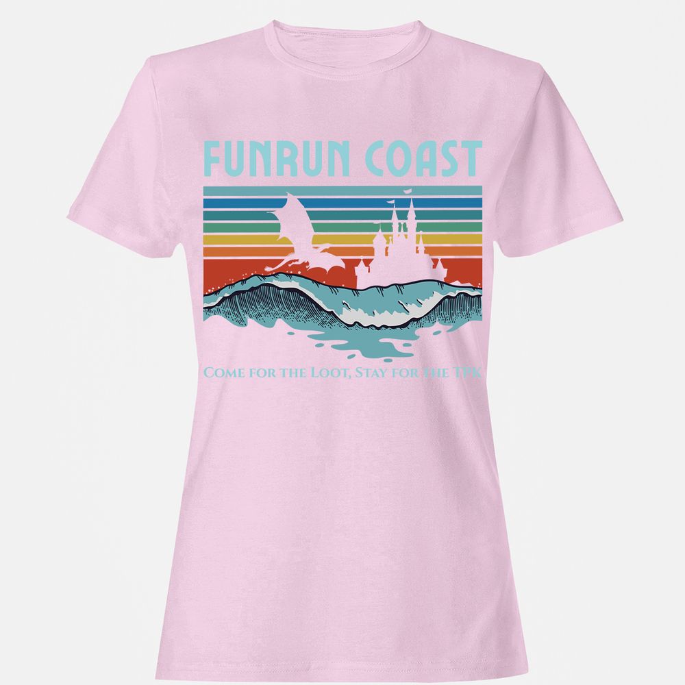 FUNRUN COAST Women's T-Shirt - Light Pink - 9