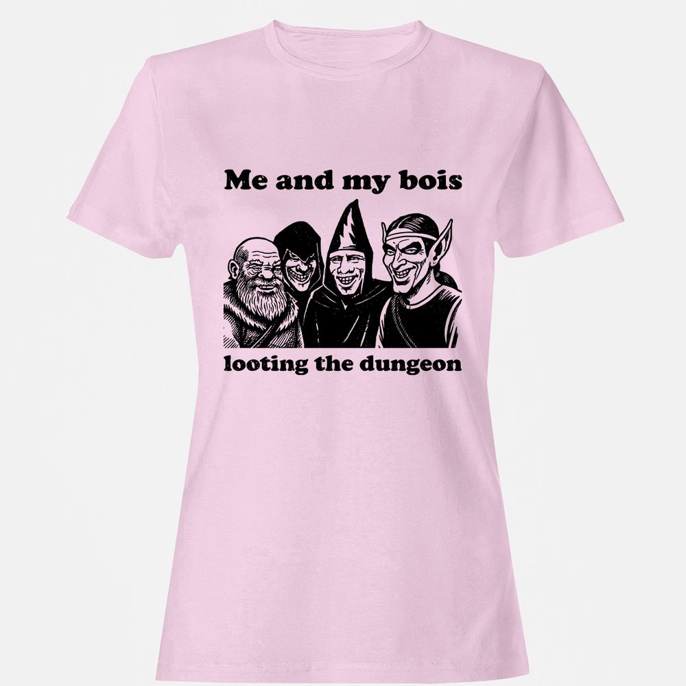 Me and my bois looting the dungeon Women's T-Shirt - Light Pink - 9