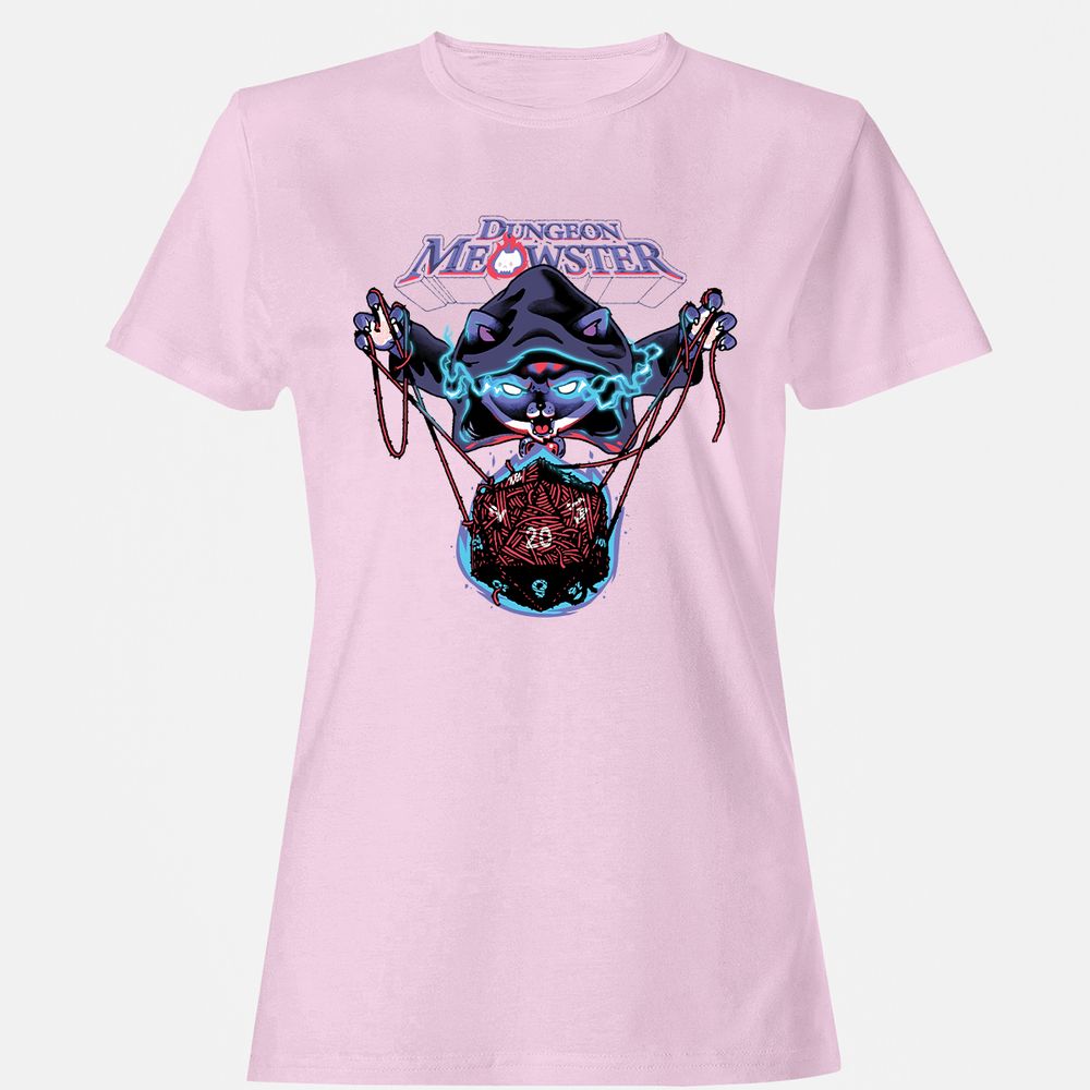 Dungeon Meowster Women's T-Shirt - Light Pink - 9