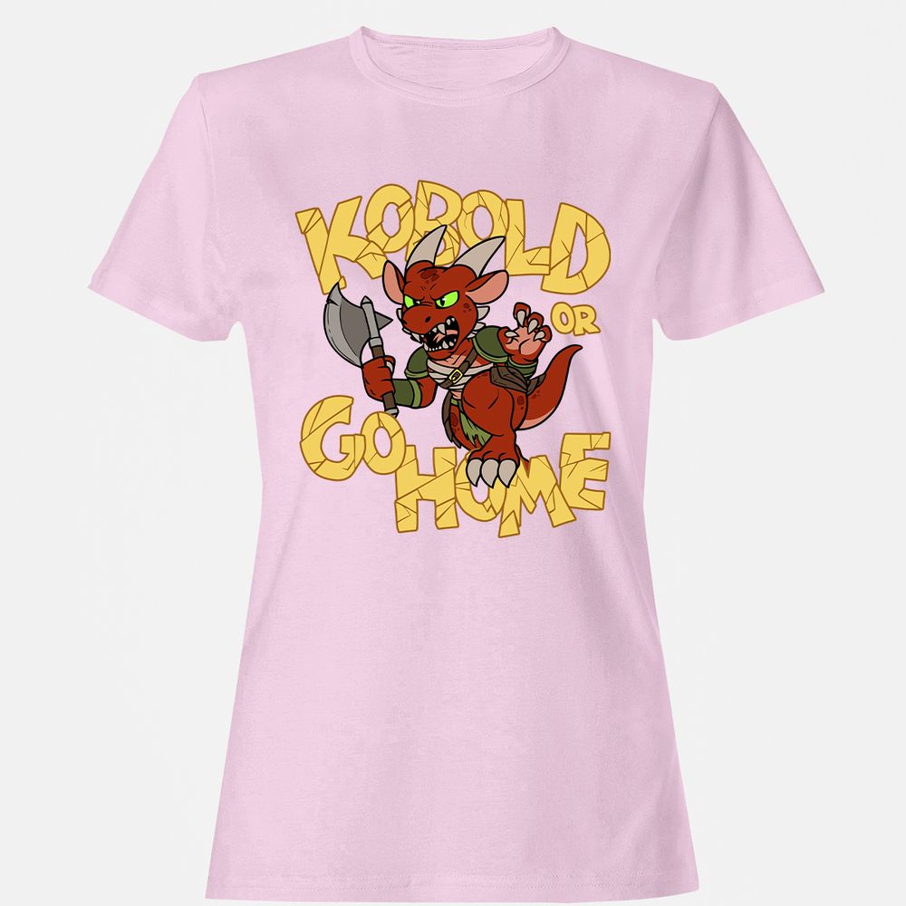 Kobold Or Go Home Women's T-Shirt - Light Pink - 9