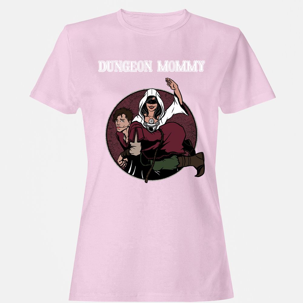 Dominant Dungeon Mommy Women's T-Shirt - Light Pink - 9