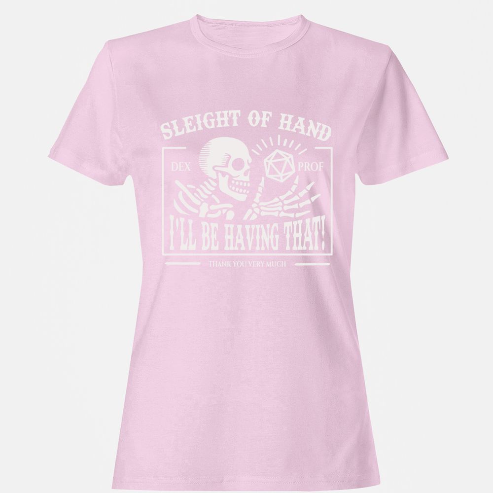 Sleight of Hand – I’ll Be Having That! - Light Pink - 9