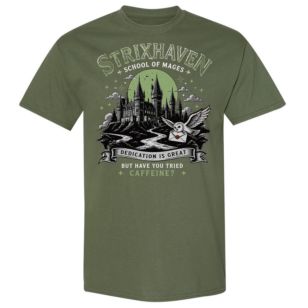 Strixhaven - School Of Mages Classic Unisex T-Shirt - Military Green - 9