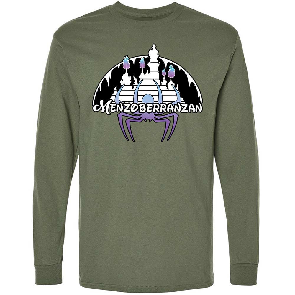 Menzoberranzan Long Sleeve T-Shirt - Military Green - 9