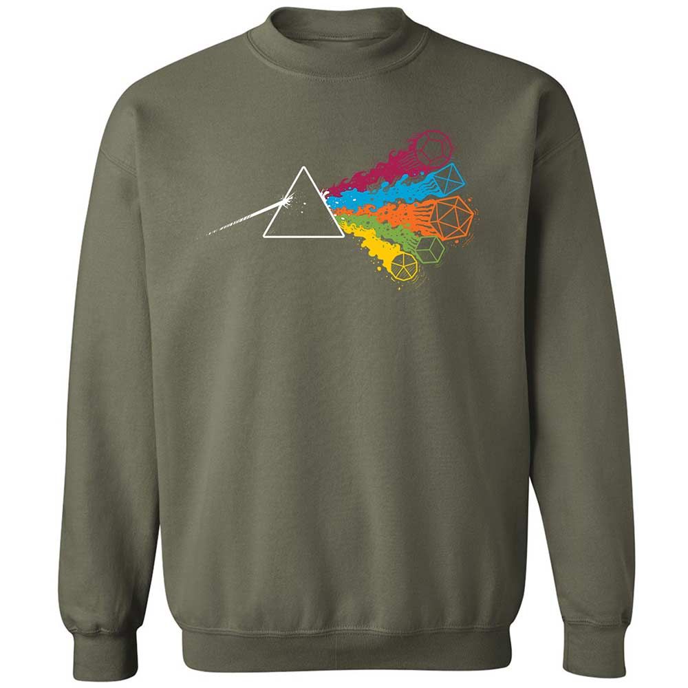 Dark Side Of The Dices Classic Unisex Sweatshirt - Military Green - 9
