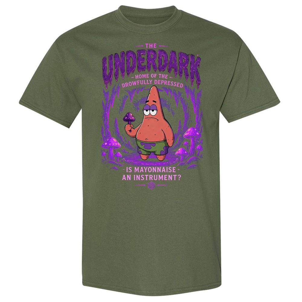 The Underdark Classic Unisex T-Shirt - Military Green - 9