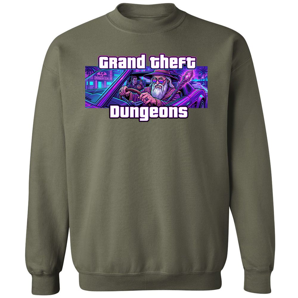 Grand Theft Dungeons Miami - Military Green - 9