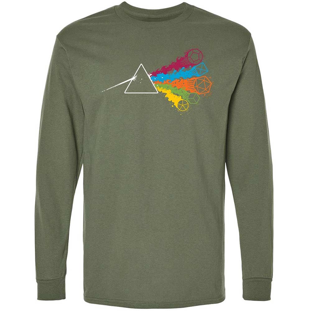Dark Side Of The Dices Long Sleeve T-Shirt - Military Green - 9