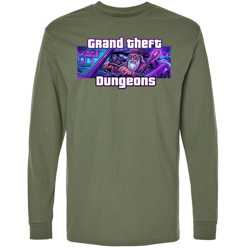 Grand Theft Dungeons Miami - Military Green - 9
