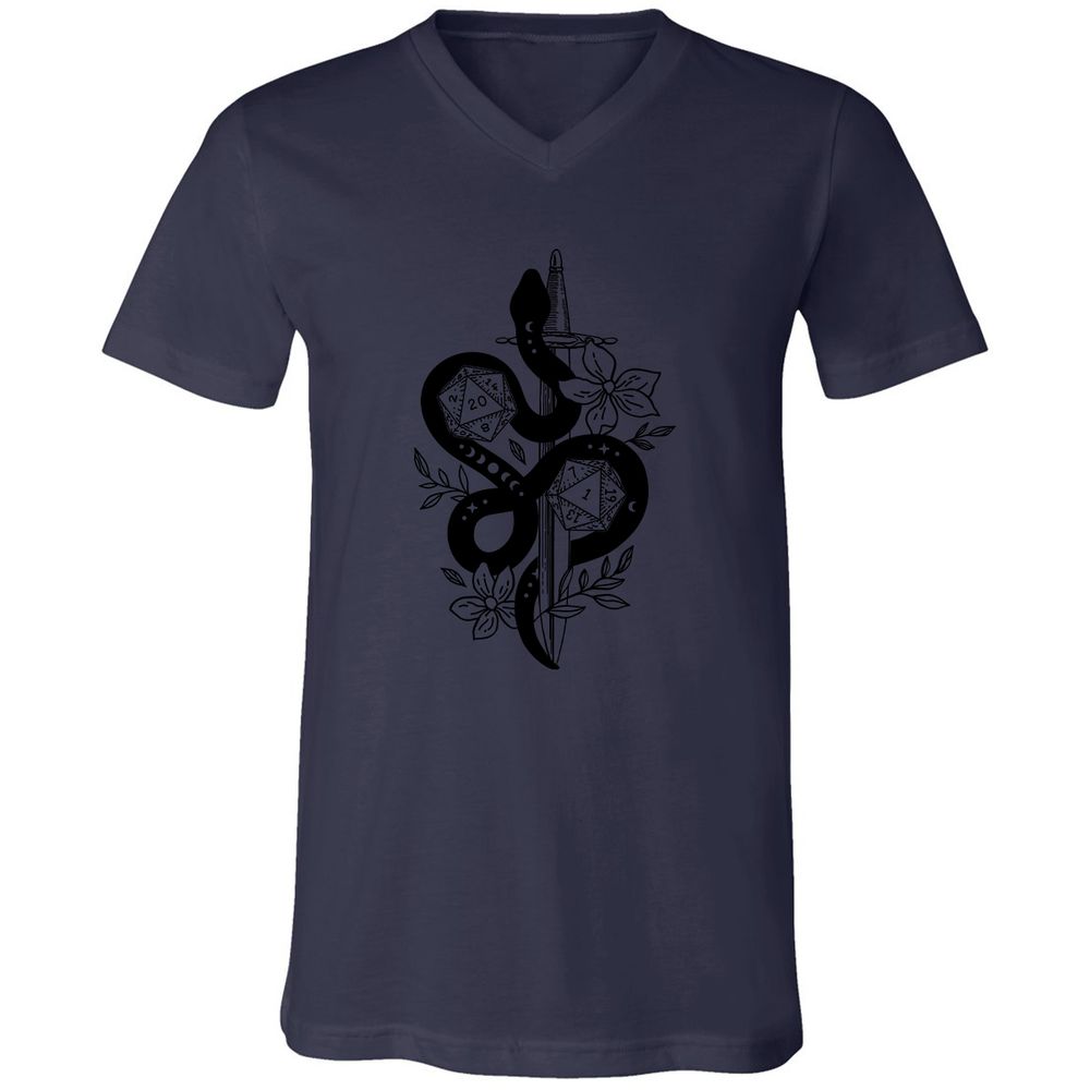 D20 Snake and Sword - Navy - 9