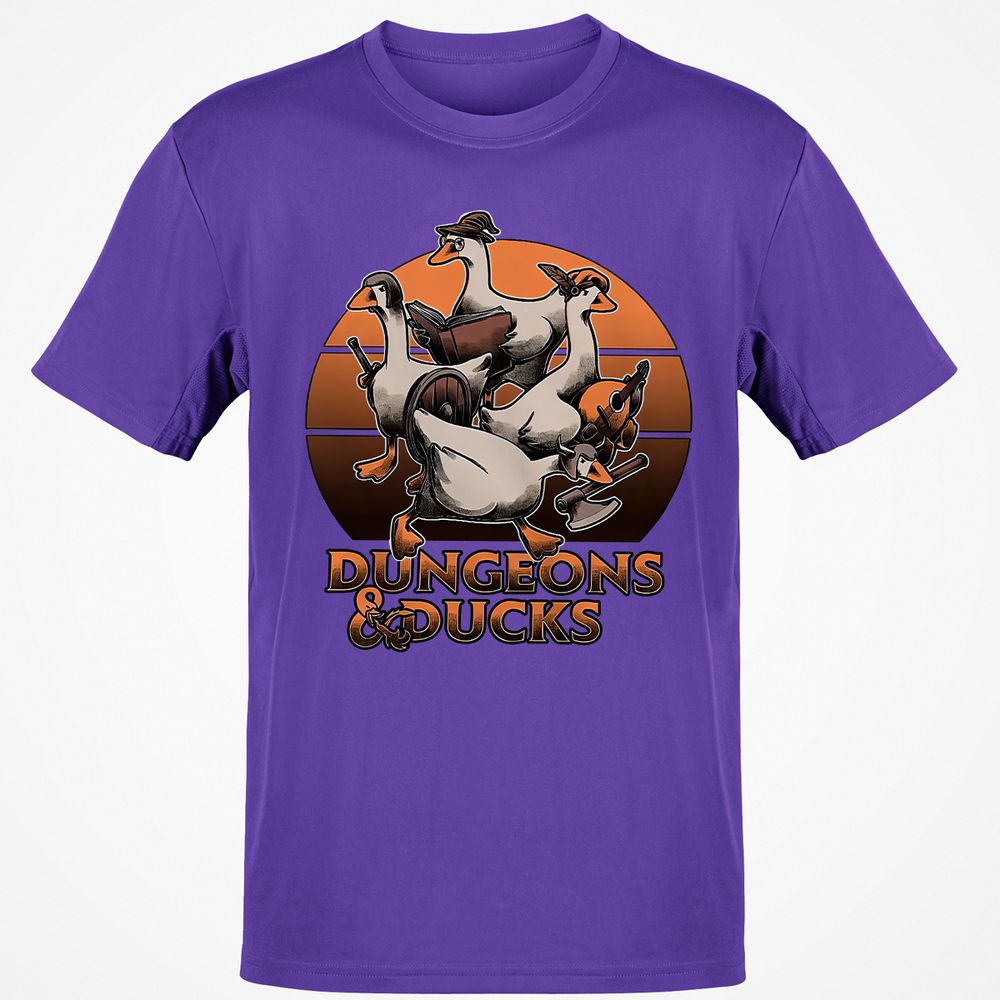 Dungeons And Ducks Classic Unisex T-Shirt - Purple - 9