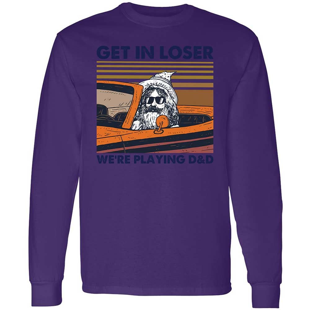 Get in Loser Long Sleeve T-Shirt - Purple - 9