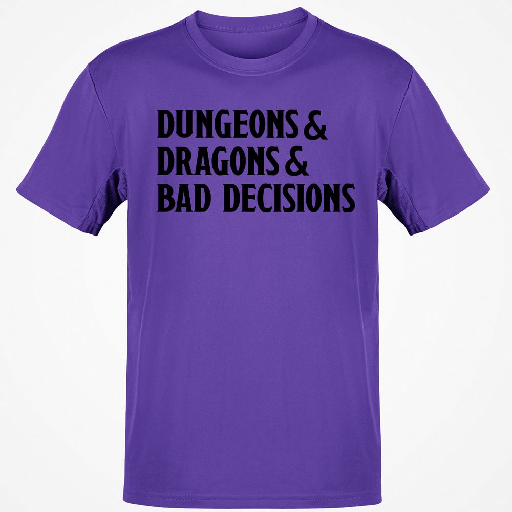 Bad Decisions Classic Unisex T-Shirt - Purple - 9