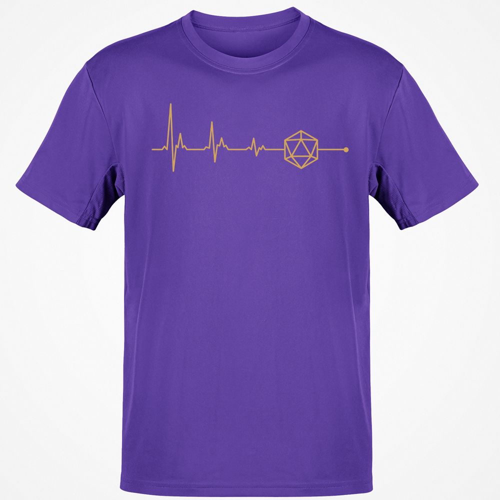 D20 Dice is my Life T-Shirt - Purple - 9